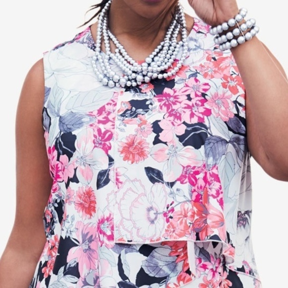 NTW 14W Floral dress with flyaway front - Picture 2 of 7